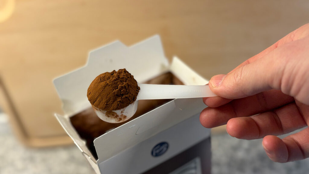 Matsked används till kakao